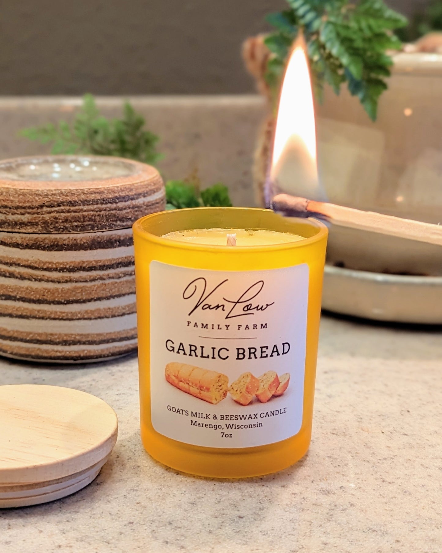 Garlic Bread Candle