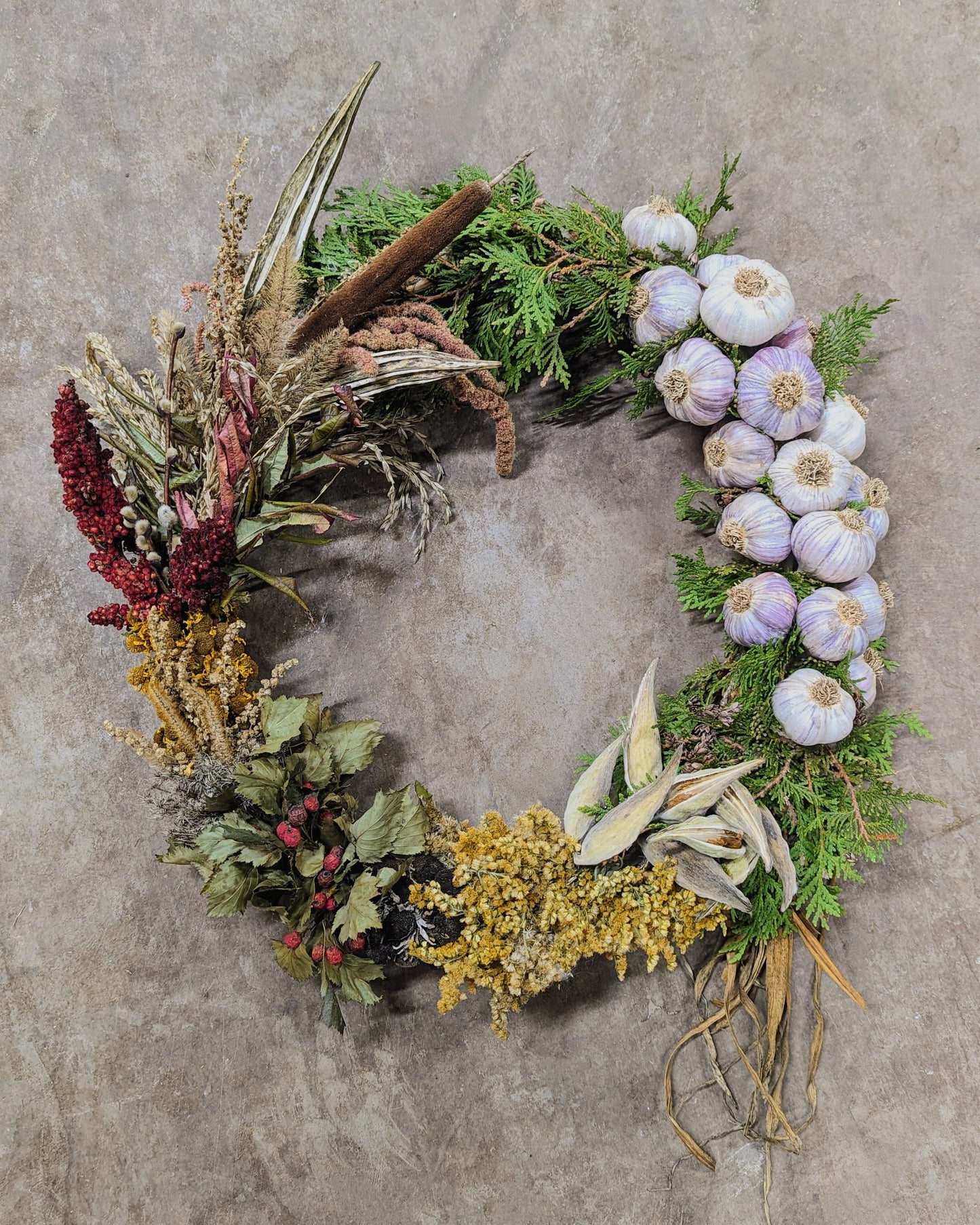 Garlic Holiday Wreath