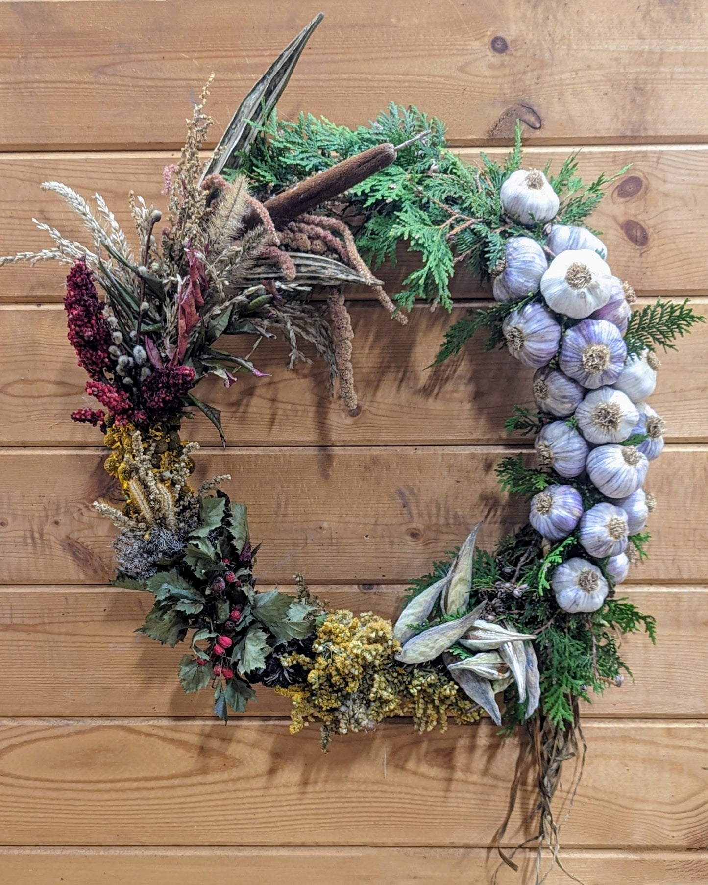 Garlic Holiday Wreath